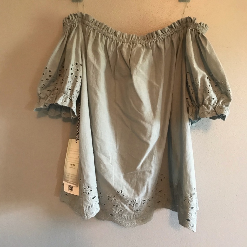 Off the shoulder shirt